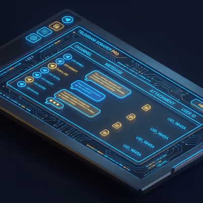 Project preview for Telegram Profile